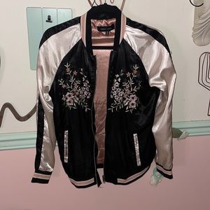 Embroidered Bomber Jacket